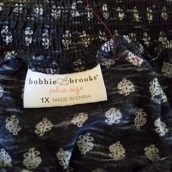 Bobbie Brooks Peasant Blouse 1X - Picture 11 of 12